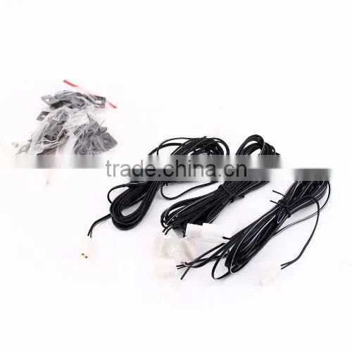 54 LED Amber & White Emergency Vehicle Strobe Lights Car Truck Flash Warning Lights for Front Grille/Deck photo-5
