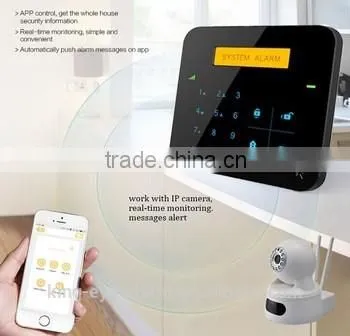 High-end Quad-band GSM Communication LCD/LED Keypad Gsm Alarm Home Security System photo-6