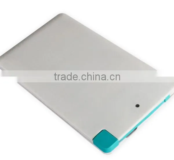 2016 In Shenzhen Credit Card Mobile Phone Portable Power Bank 2200mah for Mobilephone Power Bank photo-3