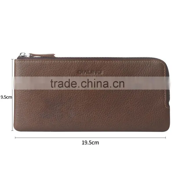 QIALINO Brand Custom Logo Genuine Leather Wallet Case For IPhone 6 Wallet Women With Card Holder for Iphone 7 Phone photo-3