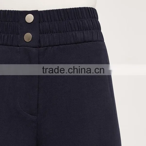 Fashion White Black Working Office Lady Culotte Wide Leg Pants Woman photo-5