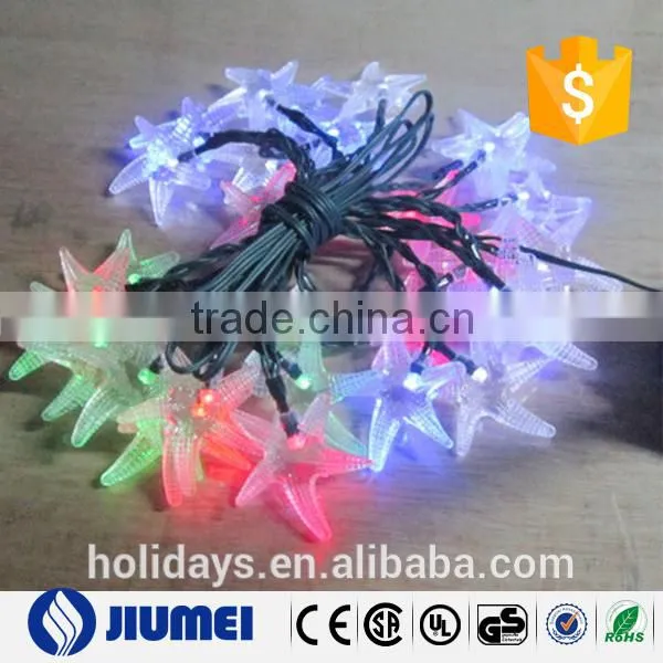 Christmas Decoration Solar Led Sea Star String Light