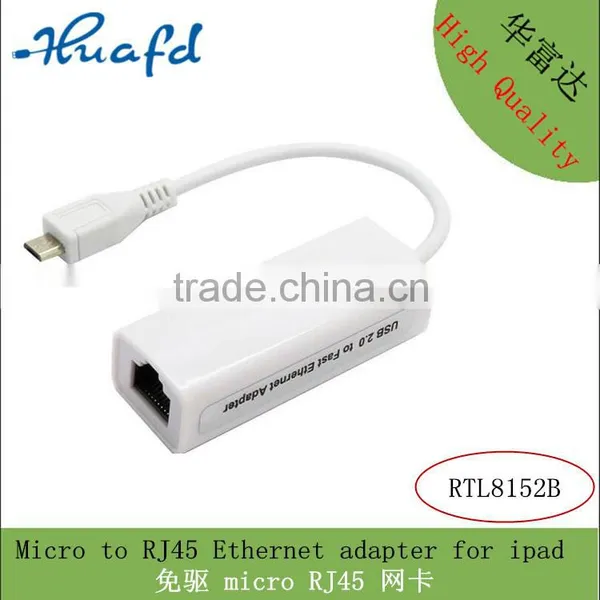 Wholesale Micro Usb Lan to Ethernet Adapter Driver for Tablet Made in China photo-3