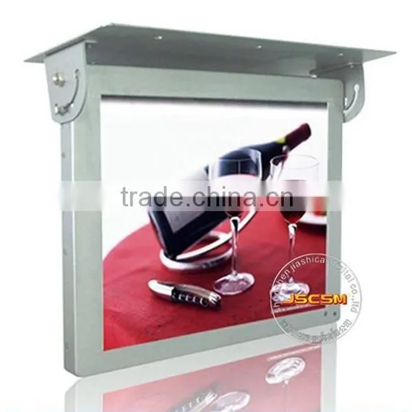 Hot 19 Inch Ceiling Mounted Bus Advertising Digital Signage for 1080p Video Display Support Wifi 3g for Bus Advertising photo-3
