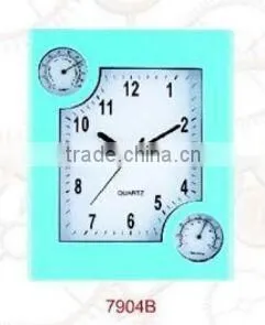 Weather Station Clock temperature and humidity wall clock