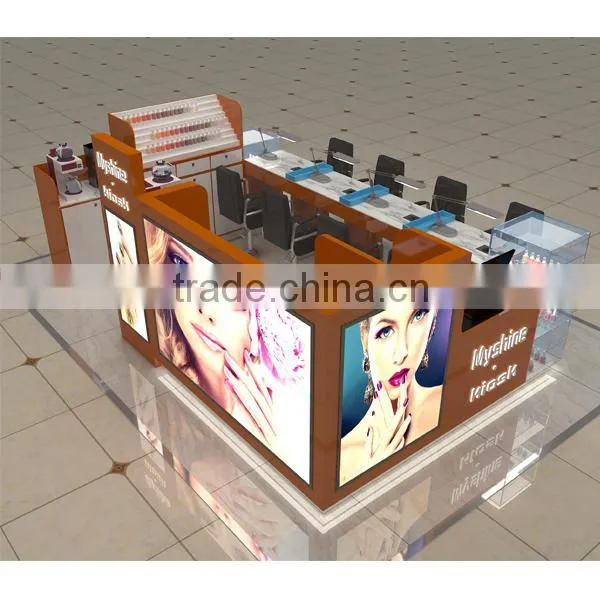 Professional Salon Furniture Manicure Station Nail Station With Extractor Fan photo-2