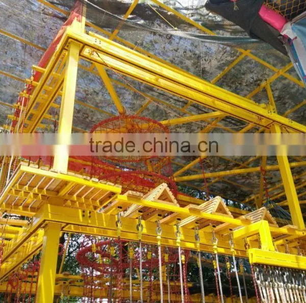 New Fashion Indoor Jungle Gym Playground, Ropes Playground Outdoor Climbing Frames photo-5