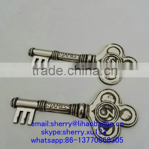 Souvenir Metal Antique Color Key,zinc Alloy Die Casting Key Shape Tag photo-5