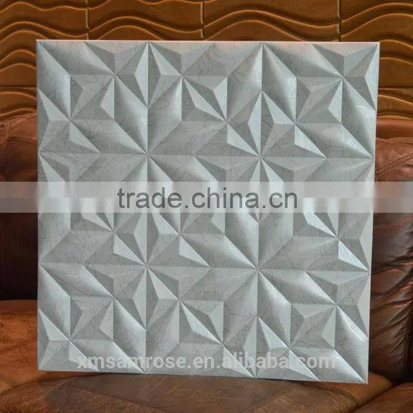 Promotion Design 3D Faux Leather Wall Panel Wave Panel (Energy Stone) photo-5