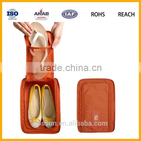Outdoor Ripstop Polyester Travel Shoe Bag With Factory Price ISO9001:2008 photo-2