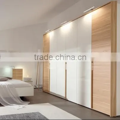 Wooden Almirah Designs, 3 Doors Mdf Almirah, Wood Closet Wardrobe photo-2