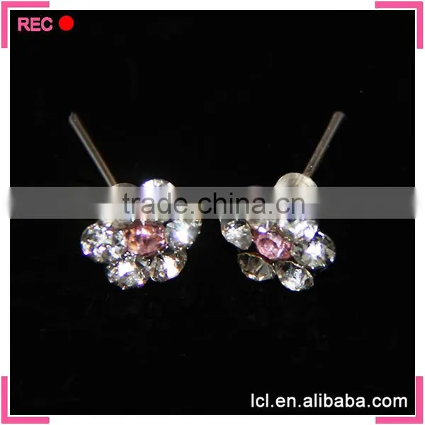 Flower stud earring women, stud earrings in bulk