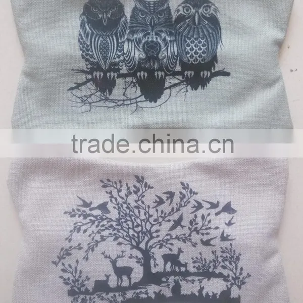 Nature Linen Material Custom Printed Memory Foam Car Lumbar Seat Cushion & Car Neck Pillow photo-5