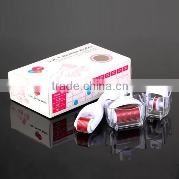 Wholesale 3 in 1 Dermaroller 1 mm Titanium Dermaroller photo-5