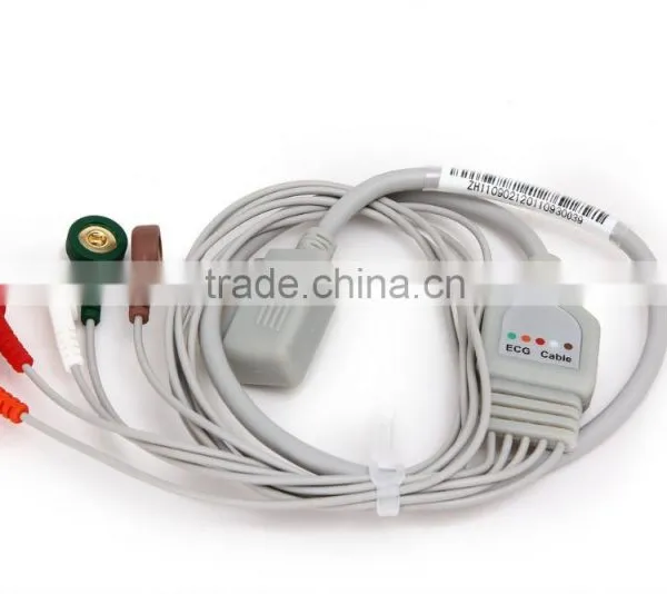 Factory Price!!CE Approved 3 Channel Mini 24/72/168-hour LCD ECG Holter Recorder System With Premier Holter Software-ECGLAB photo-3
