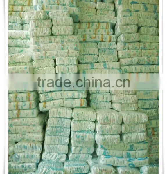Cheap Factory Stocked Bulk B Grade Baby Diapers Baby Nappines photo-2