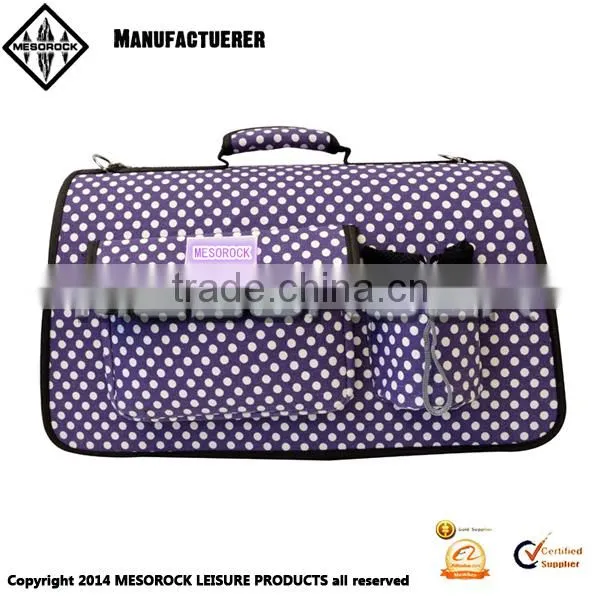 Portable Soft-sided Pet Travel Carrier House Kennel for Small Medium Puppy Dog Cat Tote Crates Shoulder Bag With Storage Pockets photo-5