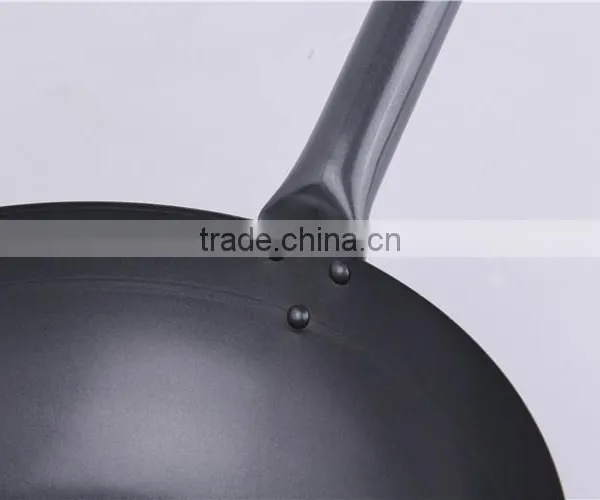 JiaHe Metal Factory Kitchen Utensils Cantonese Carbon Steel Wok photo-2
