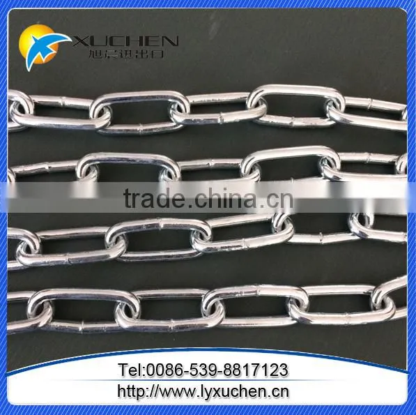 6mm DIN5685 Galvanized Link Chain,Q235 Iron Chain,DIN Welded Chain photo-3