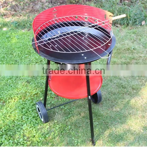 Portable 18"home-use BBQ Grills Trolley photo-4