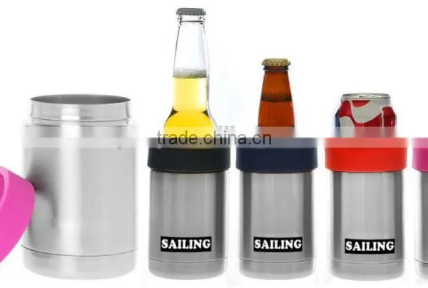 12 Ounce 350ml #304 18/8 Stainless Steel Bear Beverage Cold Insulated BPA Free Water Bottle Cup/can photo-3