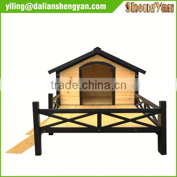 Large Dog Cage , Dog House With Porch. photo-5