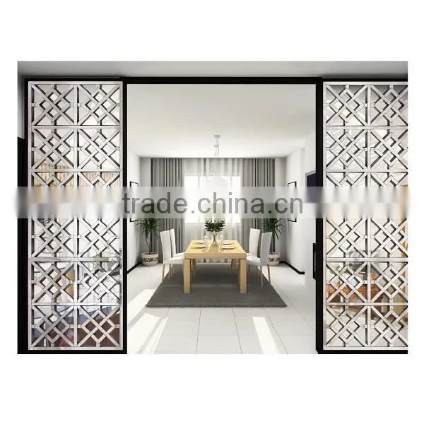 Metal Folding Room Divider Screen For Interior Decoration photo-4