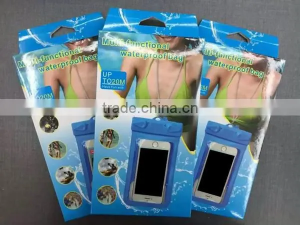 Hot Sale! Summer Holiday Swimming Lifesaving Whistle Waterproof Bag for Smart Phone photo-5