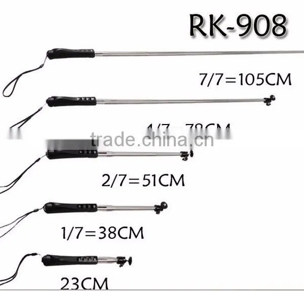 Bluetooth Monopod Equipped Wih Professional Tripod, Selfie Monopod With Mirror, With Zoom Function RK908 photo-4