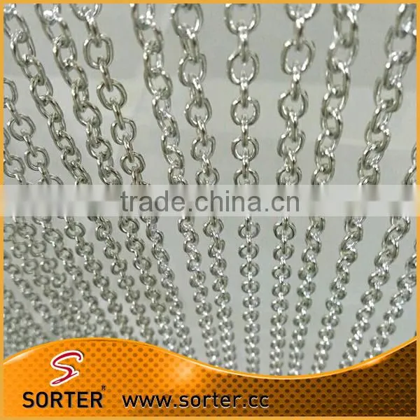 Non Tarnish Aluminum Silver Cable Bulk Chain 15x11mm Links photo-3