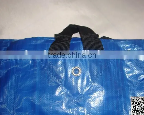 Waterproof Drawstring PE Tarpaulin Leaf Poly Tarp photo-4