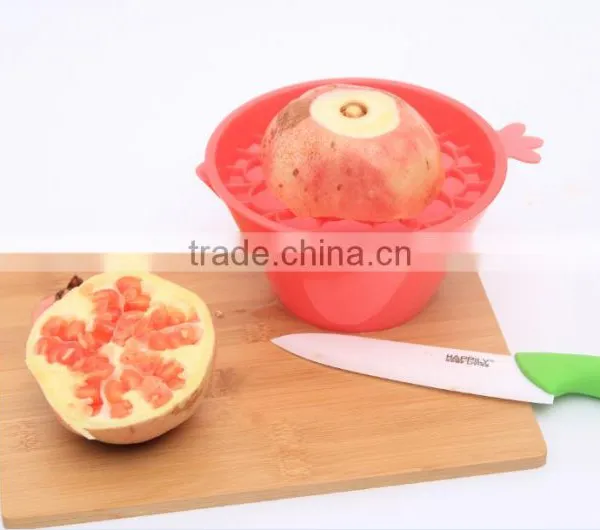 Hot Sale Stock BPA FREE Product Silica Gel Cap PP Fruit Peeler for Kitchen photo-2