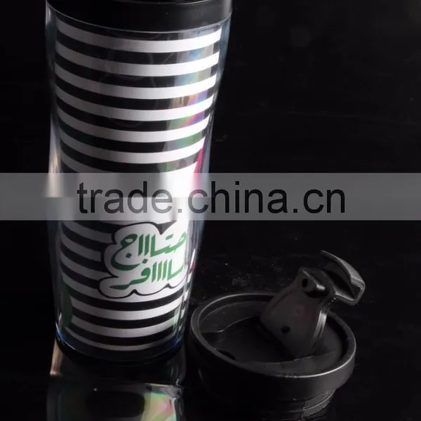 Wholesale 12oz Plastic Insulated Thermos Travel Mug photo-2