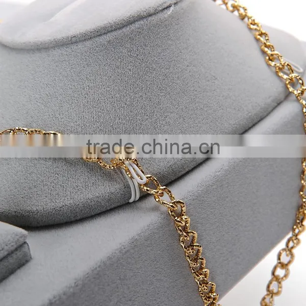 Velvet Cover MDF Necklace Ring Display Tray for Jewelry photo-2