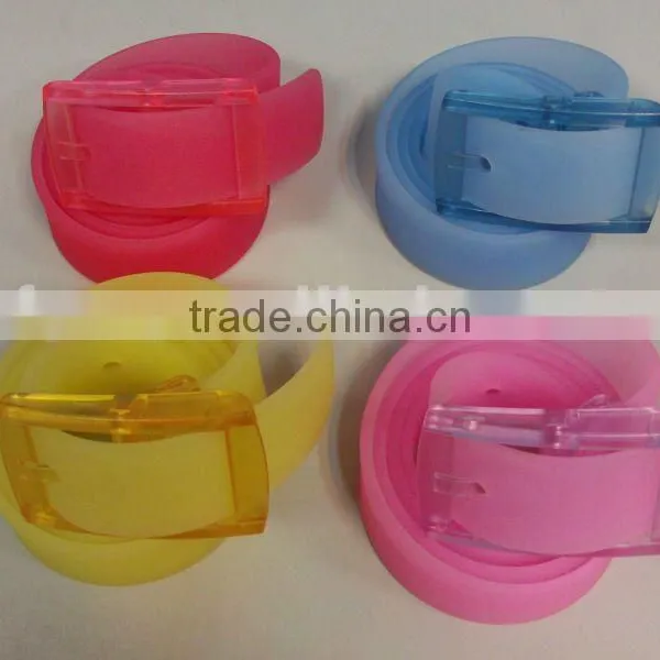 2016 Cheap Price Eco-friendly Popular Color Silicone Belts for Students photo-2