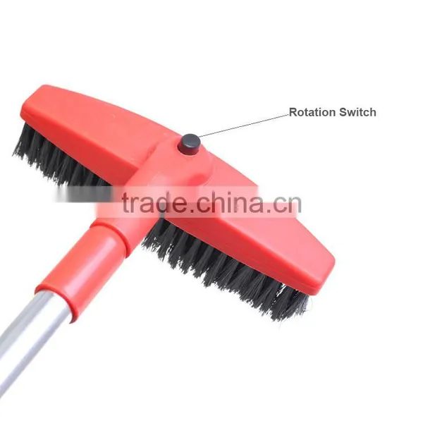 Soft Handle Extended Car Rotation Snow Brush With Ice Scraper photo-3