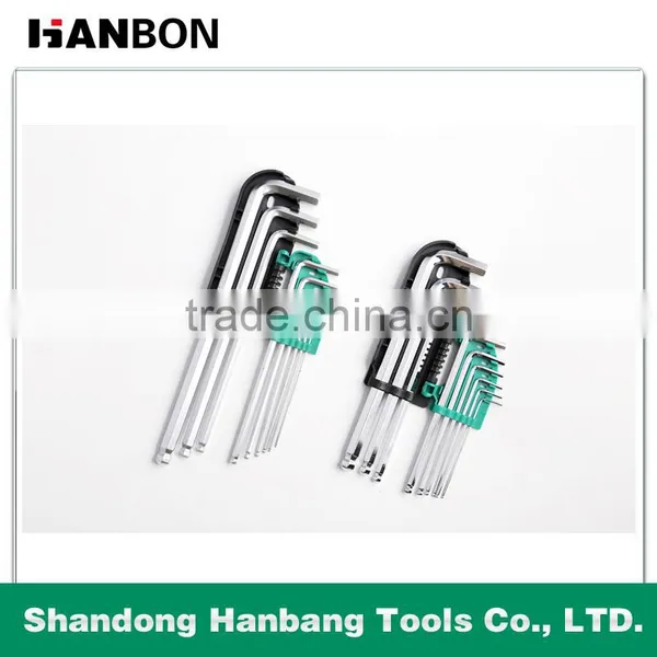 9Pcs Long Arm Ball Point Hex Key Set(Metric) photo-2