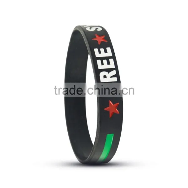Syria Products/ Bracelet/ Flag Map Wristband/Syria Flag Silicone Bracelet/Free Syria Products photo-6
