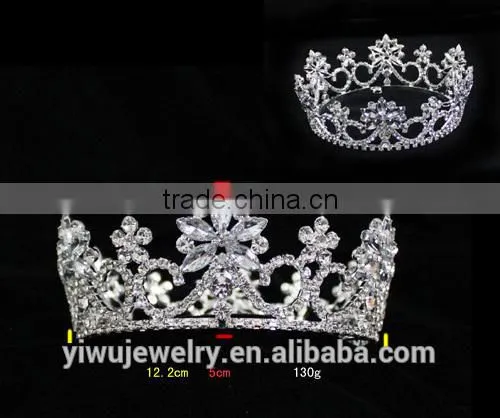H172-156 Fashion Rhinestone Bridal Tiara Wedding Crown 2017 Beauty Queen Crowns Bridal Hair Accessories Halo photo-3