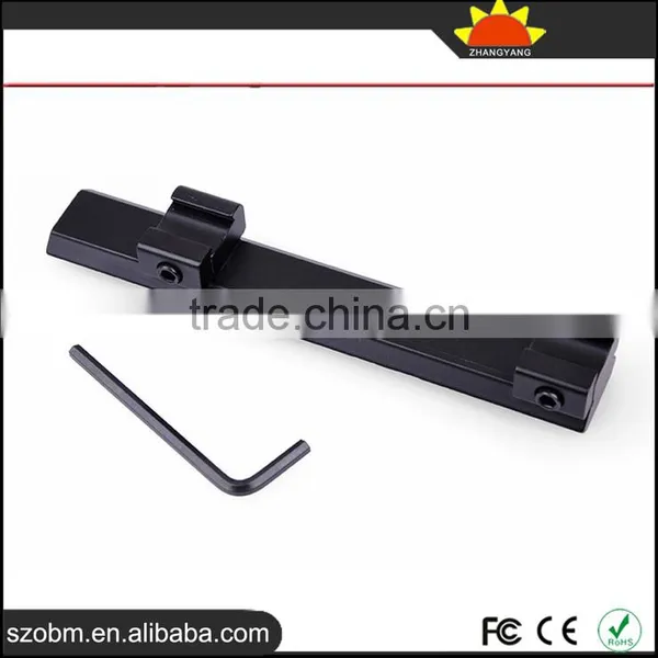D0027 Aluminum Alloy 21mm Flashlight Scope Mount Weaver Rail photo-3