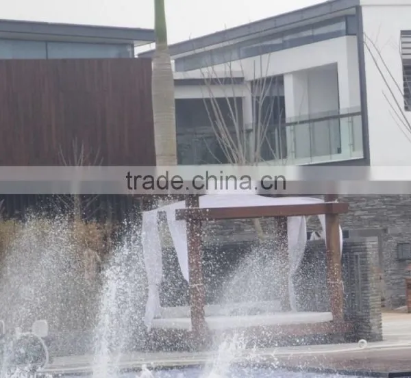 Chinese Factory Made Good Price Outdoor Strand Woven Bamboo Wall Panel Strips in Light Chocolate Color---KE-OS0888 photo-2