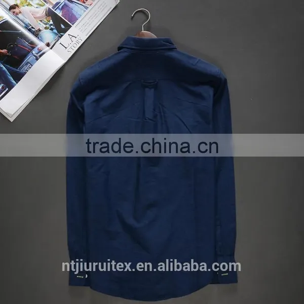 100% Cotton Applique Men's Shirt ,long Sleeve Shirt,Emboridery Patch Cut Shirt photo-2