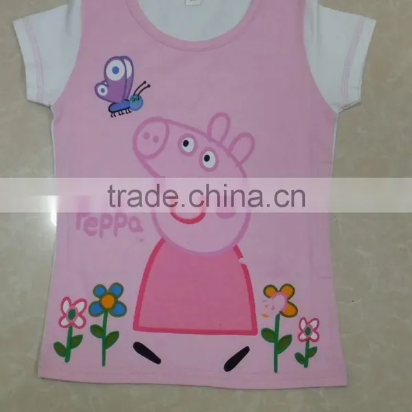 Custom Printed Kids T-shirts, Kids Short Sleeve Cute Printed High Quality T-shirt photo-2