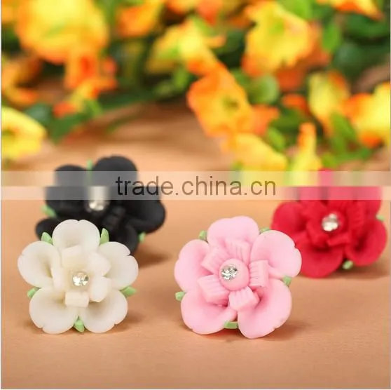 China Bead Manufacturers Polymer Clay Flower Ceramic Beads Multi Colour Rosary Bead photo-2