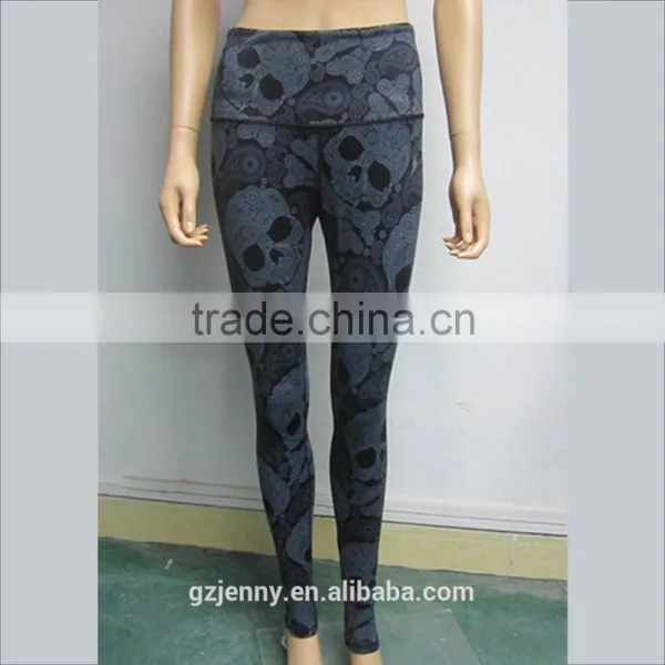 New Pattern Women Printed Legging Sport Tight Wear Sublimation Yoga Pants in Custom photo-3
