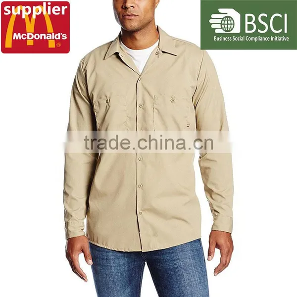 Custom Work Clothes Breathable Shirts American Workwear For Men photo-3