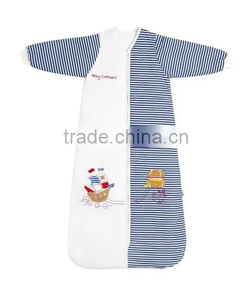 China Applique Wearable Organic Cotton Sleeping Bag Sale photo-2