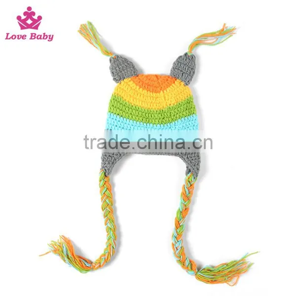 Lovely Baby Hot Sale Newborn Baby Infant Toddler Knit Crochet Photo Prop Costume Owl Hat photo-2