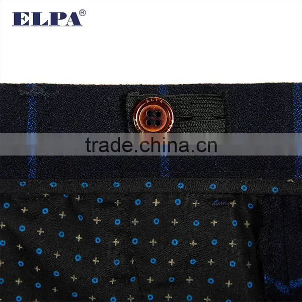 ELPA Fancy Fashion Slimming Check Designer 3 Piece Boys Wholesale Suits photo-4