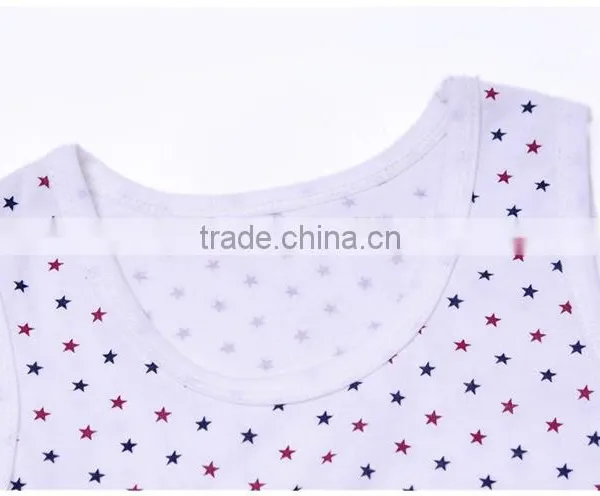 Wholesales Summer Cotton Sleeveless Boys Kids Clothes Clothing Set photo-4